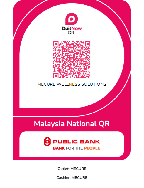 DuitNow QR code for MECURE WELLNESS SOLUTIONS